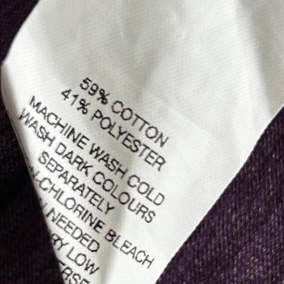 Purple Open Front Cardigan - Picture 5 of 6